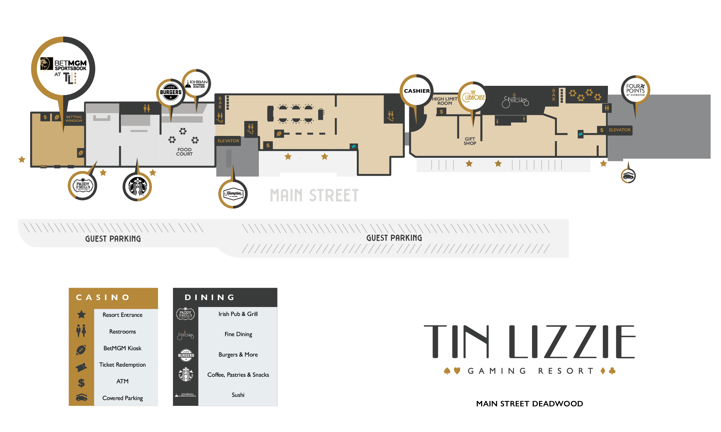 Another view of Tin Lizzie Gaming Resort